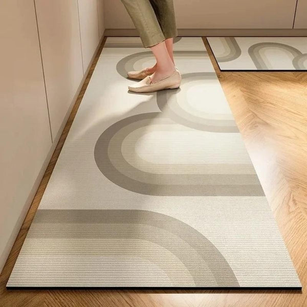Tapete Antiderrapante para Cozinha Estilo Japonês - Swan Kitchen